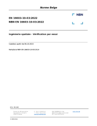 NBN EN 16603-10-03:2022