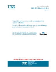 UNE-EN IEC 62443-2-4:2020