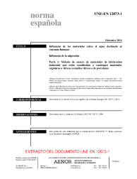 UNE-EN 12873-1:2014 (R2020)