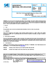 SAE AMS 5607H:2024-09-11