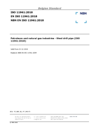 NBN EN ISO 11961:2018