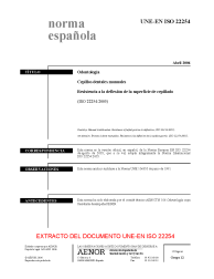 UNE-EN ISO 22254:2006 (R2010)