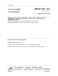 NBN EN 16601-10-01:2014
