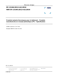 NBN EN 13166:2012+A2:2016
