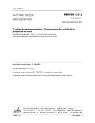 NBN EN 13212:2011
