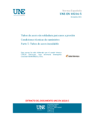 UNE-EN 10216-5:2021