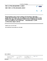 NBN ISO 11795:2018/A1:2022