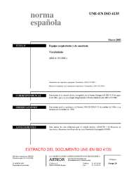 UNE-EN ISO 4135:2002