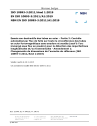 NBN EN ISO 10893-3:2011/A1:2019