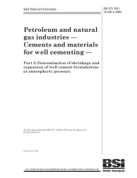 BS EN ISO 10426-5:2005