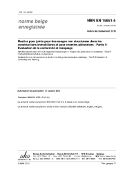 NBN EN 15651-5:2012