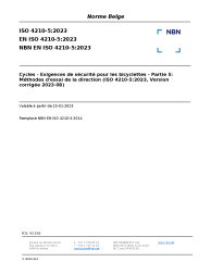 NBN EN ISO 4210-5:2023