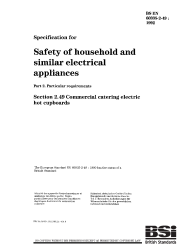 BS EN 60335-2-49:1992