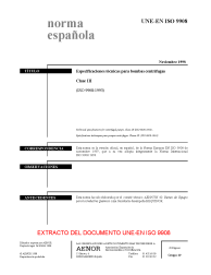 UNE-EN ISO 9908:1998 (R2008)