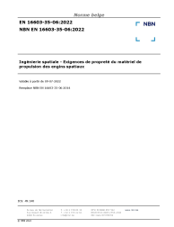 NBN EN 16603-35-06:2022