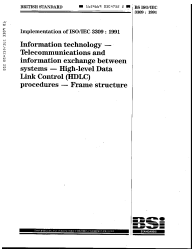 BS ISO/IEC 3309:1991