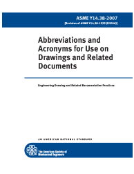 ASME Y14.38-2007