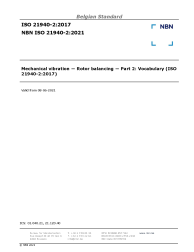 NBN ISO 21940-2:2021
