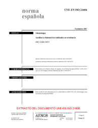 UNE-EN ISO 21606:2007