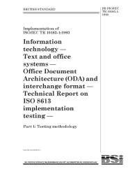 BS ISO/IEC TR 10183-1:1993