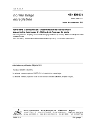 NBN EN 674:2011