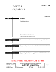 UNE-EN 1564:2012 (R2018)