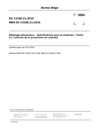 NBN EN 13108-21:2016