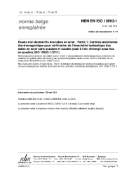 NBN EN ISO 10893-1:2011