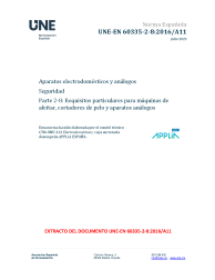 UNE-EN 60335-2-8:2016/A11:2023