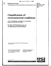 BS EN 60721-3-3:1993