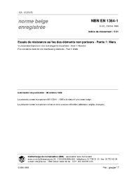 NBN EN 1364-1:1999