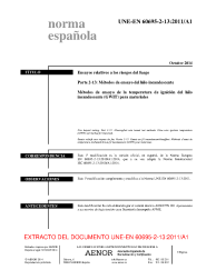 UNE-EN 60695-2-13:2011/A1:2014