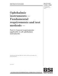 BS EN ISO 15004-1:2006