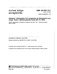 NBN EN ISO 75-1:1996