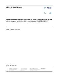CEN/TR 15874:2009