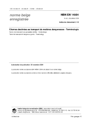 NBN EN 14564:2004