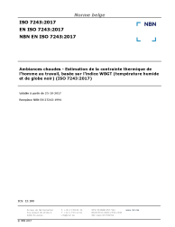 NBN EN ISO 7243:2017