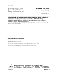 NBN EN ISO 9920:2007