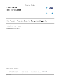 NBN EN 437:2021