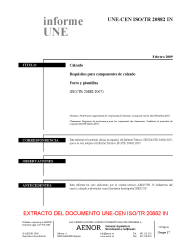 UNE-CEN ISO/TR 20882:2009 IN