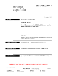 UNE-ISO/IEC 20000-3:2015