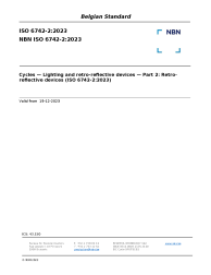 NBN ISO 6742-2:2023