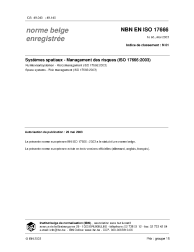 NBN EN ISO 17666:2003