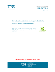 UNE-EN 998-2:2018