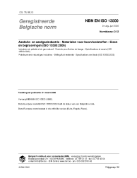 NBN EN ISO 13500:2006