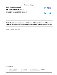 NBN EN ISO 10555-6:2017