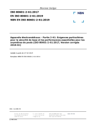NBN EN ISO 80601-2-61:2019