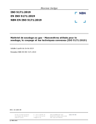 NBN EN ISO 5171:2019