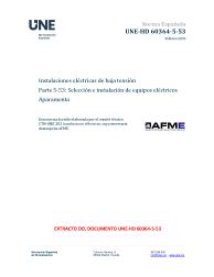 UNE-HD 60364-5-53:2023