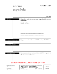 UNE-EN 14367:2006 (R2014)